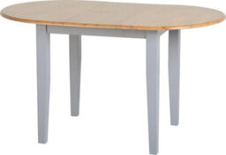 Seconique Oxford Extending Dining Set Grey And Natural Oak With Grey Fabric - thumbnail 3