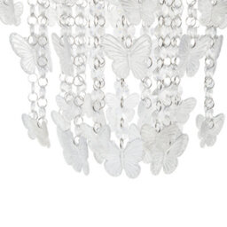 Happy Homewares Modern Butterfly Inspired Pendant Shade With Cascading Acrylic Strands - thumbnail 6