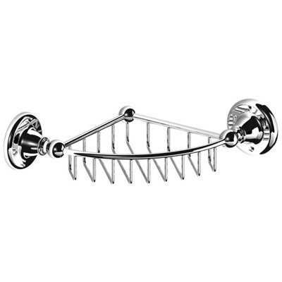 Plum&clay Kingham Bathroom Corner Wire Soap Basket - image 1