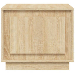 Berkfield Durable Coffee Table Sonoma Oak 51X50X44 Cm Engineered Wood - thumbnail 5