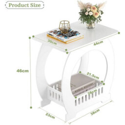 1 Piece Arch Design 44 X 30 X 46 Cm  Small Bedside Table Cabinet - thumbnail 2