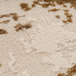 Loomed Warm Beige Distressed Abstract Area Rug 120X170Cm - thumbnail 6