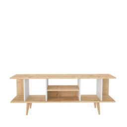 Decorotika Akya Tv Stand Tv Unit For Tvs Up To 65 Inch Sapphire Oak White - thumbnail 5