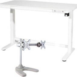 Loops Ergonomic Electric Sit & Stand Desk With Usb Ports And Twin Monitor Bracket - 1200 X 600mm - thumbnail 1