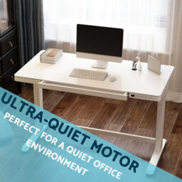 Loops Ergonomic Electric Sit & Stand Desk With Usb Ports And Twin Monitor Bracket - 1200 X 600mm - thumbnail 9