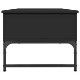 Walplus Coffee Table Black 100X50X40 Cm Engineered Wood And Metal - thumbnail 6