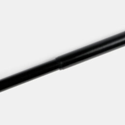 Ohs Shower Curtain Tension Pole Extendable Rod, Black - thumbnail 5