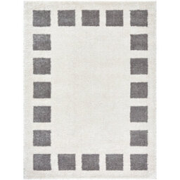 Livabliss Fossay Shaggy-Washable Beige Charcoal Modern Hig Pile Living Bedroom Rug 200 X 275 Cm Easy Care, Non Shedding - thumbnail 1
