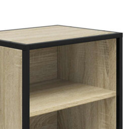 Berkfield Bedside Cabinets 2 Pcs Sonoma Oak 40X31X50 Cm Engineered Wood And Metal - thumbnail 9