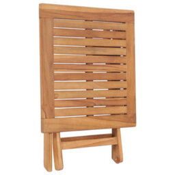 Berkfield Folding Garden Table 45X45X45 Cm Solid Teak Wood - thumbnail 4