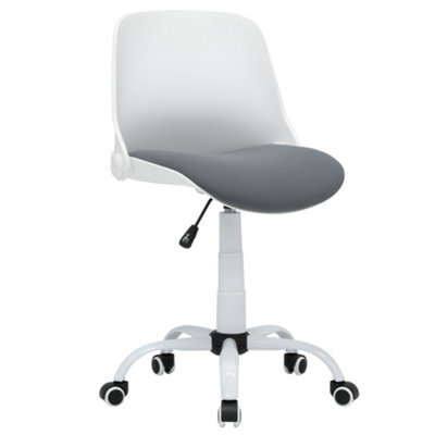 Sewing Online Hydraulic Folding Sewing/ Office Chair-White & Grey - image 1