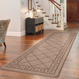 Smart Living Heavy Duty Machine Washable Runner For Hallway, Kitchen Non Slip Floor Mats, Door Mat 80Cm X 300Cm - Beige