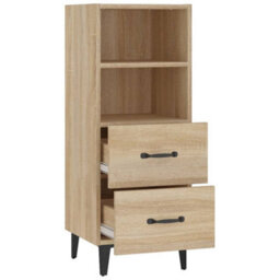 Berkfield Classic Sideboard Sonoma Oak 34.5X34X90 Cm Engineered Wood - thumbnail 7