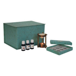 Artisan Furniture Solid Wood Brass Antique Burner Set (Summer) - thumbnail 6