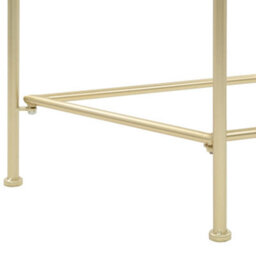 Berkfield Practical Side Table Vintage Style Metal 87X34X73 Cm Gold - thumbnail 5