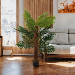 Thehotsale 120Cm Artificial Tropical Palm Tree Potted Plant For Indoor Decoration