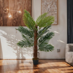 Thehotsale 120Cm Artificial Tropical Palm Tree Potted Plant For Indoor Decoration - thumbnail 2
