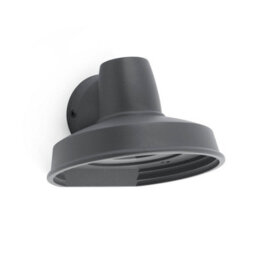 Luminosa Lighting Luminosa Bronx 1 Light Outdoor Wall Light Dark Grey Ip44, Gu10 - thumbnail 2