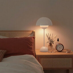 Darphe 18Cm W X 32Cm H Usb Rechargeable Desk Lamp, Bedroom Bedside Reading Lamp With Touch Switch - thumbnail 3