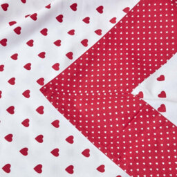 Homescapes Cotton Red Heart Decorative Sofa Throw - thumbnail 5