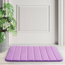 Ameha Modern Memory Foam Bath Mats Purple Anti Slip Super Water Absorbent Luxury Bathroom Indoor/outdoor Mat 40X60 Cm - thumbnail 9