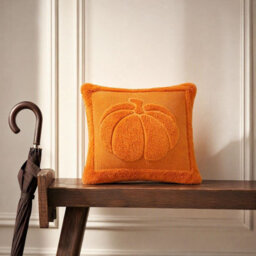Amorly 2Pack Fall Pumpkin Pillow Covers,orange Soft Plush Autumn Throw Cushion Cases,thanksgiving Home Decor For Sofa,bedroom,living Room - thumbnail 3