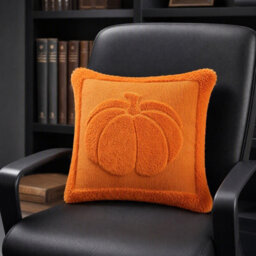 Amorly 2Pack Fall Pumpkin Pillow Covers,orange Soft Plush Autumn Throw Cushion Cases,thanksgiving Home Decor For Sofa,bedroom,living Room - thumbnail 8