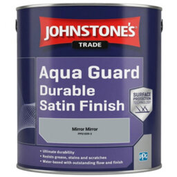 Johnstone's Trade Wood & Metal Aqua Guard Durable Satin Paint Mirror Mirror (Ppg1039-3) 2.5L - thumbnail 2