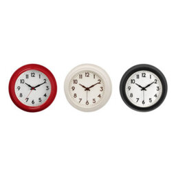 Orsina Cream Metal White Face Wall Clock - thumbnail 2