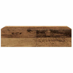 Walplus Wall Shelf With Drawers Old Wood 60X26.5X15 Cm Engineered Wood - thumbnail 4