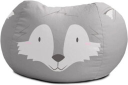 rucomfy Beanbags Rucomfy Printed Indoor Wolf Animal Kids Medium Beanbag - thumbnail 2