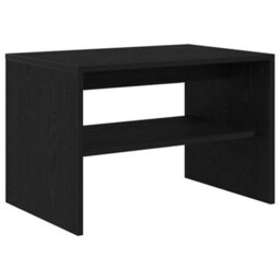 Berkfield Durable Tv Cabinet Black Oak 60X40X40 Cm Engineered Wood
