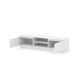 Arte Maja 150Cm Tv Cabinet - White, Bright Media Unit With Tidy Cable Management - thumbnail 3