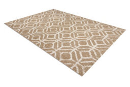 RugsX Carpet Flat 48957265 Geometric Rhombus Natural Beige String 200X290 Cm - thumbnail 3