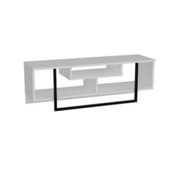 Decorotika Astona Tv Stand Tv Unit For Tvs Up To 55 Inch White And Black - thumbnail 3