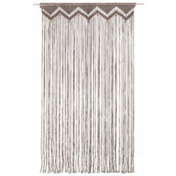 Walplus Macrame Curtain Taupe 140X240 Cm Cotton - thumbnail 2