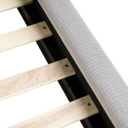 Beliani Bed Fabric Bajonna 160 X 200 Cm (Eu King Size) Light Grey - thumbnail 7