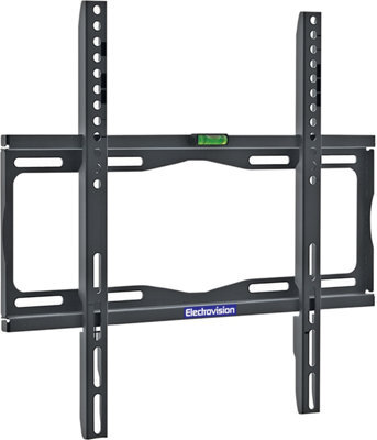 Electrovision Fixed Tv Bracket With A Wall Mount Plate And A Tv Support Assembly - image 1