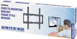 Electrovision Fixed Tv Bracket With A Wall Mount Plate And A Tv Support Assembly - thumbnail 2