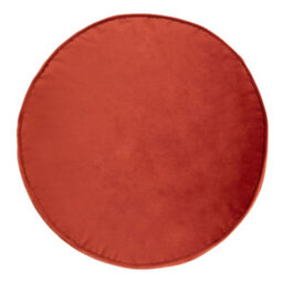 icon Milano Velvet Bean Bag Pouffe Terracotta Large Velvet Footstools - thumbnail 3