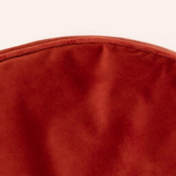 icon Milano Velvet Bean Bag Pouffe Terracotta Large Velvet Footstools - thumbnail 4
