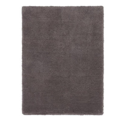 Plain Smoke Rug, Shaggy Living Room Rug, Modern Stain-Resistant Dining Room Rug, 37mm Thick Smoke Rug-80Cm X 150Cm - image 1