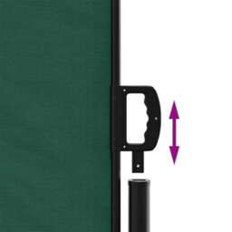 Walplus Retractable Side Awning Garden Sun Shade Canopy Gazebo For Back Door, Porch, Patio Dark Green 140X300 Cm - thumbnail 6