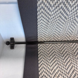 RainbowHome Herringbone Dapple Pure Wool Stair Runner With 100% Cotton Grey Border 55 650 - thumbnail 3