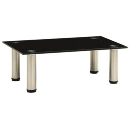 Walplus Tv Stand Black 40X35X17 Cm Tempered Glass