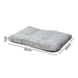 Skylos Large Dog Bed Mattress Soft Plush Washable Pet Cushion Crate Pad Mat - thumbnail 4
