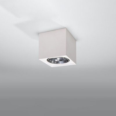 Luminosa Lighting Luminosa Seida Surface Mounted Ceramic Downlights Wall Lamp White Gu10/es111 - image 1
