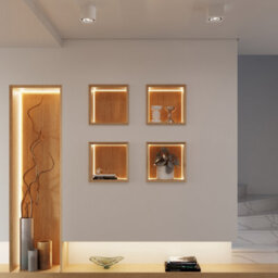 Luminosa Lighting Luminosa Seida Surface Mounted Ceramic Downlights Wall Lamp White Gu10/es111 - thumbnail 6