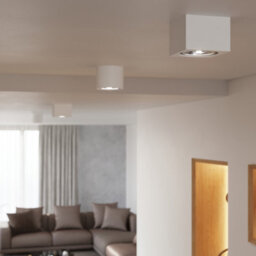 Luminosa Lighting Luminosa Seida Surface Mounted Ceramic Downlights Wall Lamp White Gu10/es111 - thumbnail 8