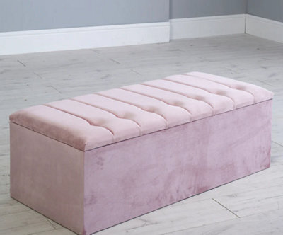 Comfy Deluxe Ottoman Velvet Green Plush Box - image 1